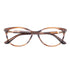 Sirts Dark Tortoise Brown Cateye Shiny Side Designer Full - Lens Caravan